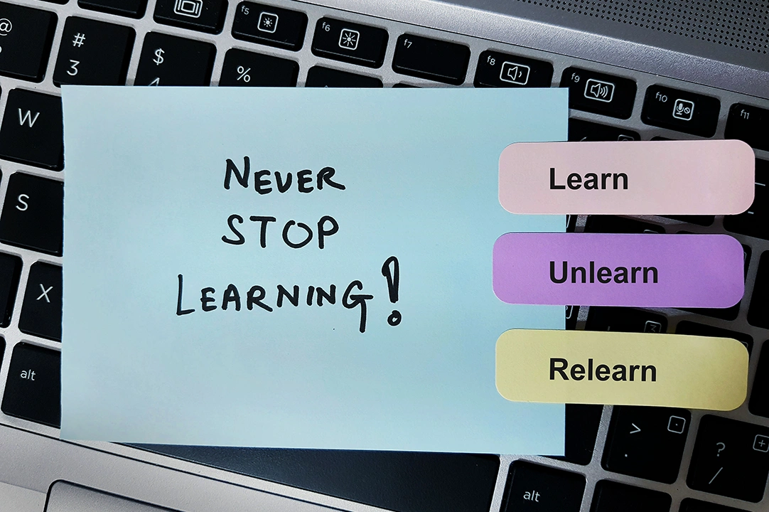 Nunca dejes de aprender: el aprendizaje continuo impulsa tu desarrollo personal y profesional.