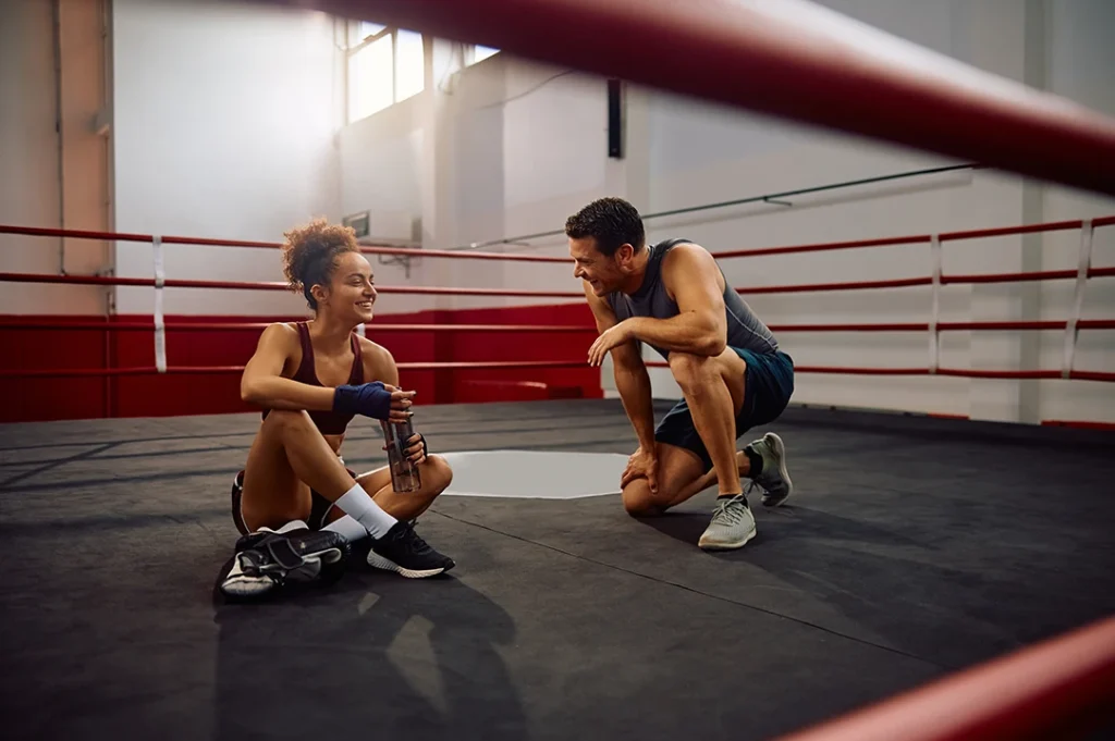 Un entrenamiento de box tiene un tiempo de 40 minutos aproximadamente.
