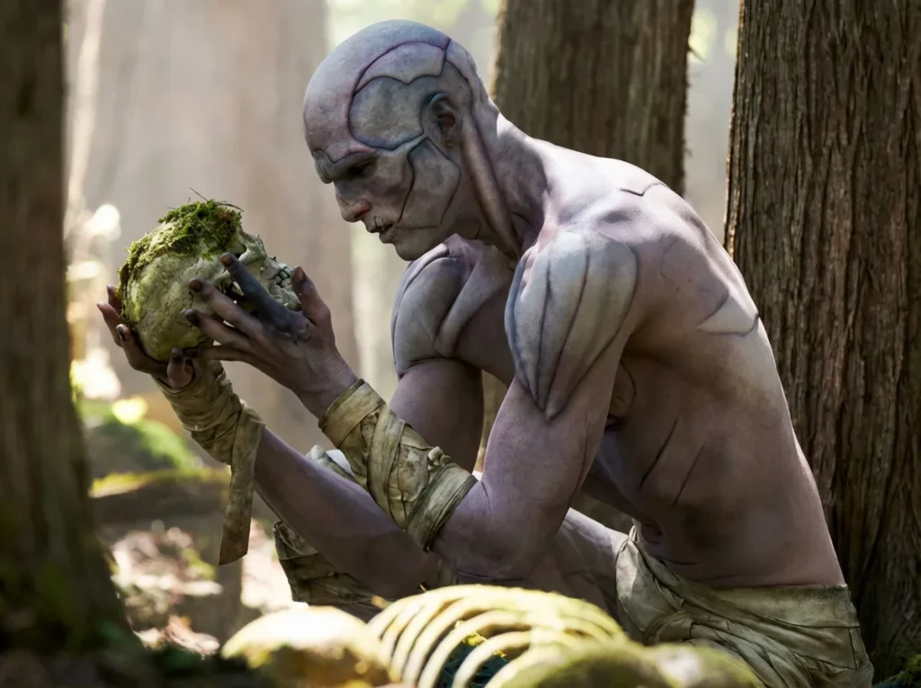 Jacob Elordi pasaba cerca de 10 horas transformándose en la criatura de Frankenstein.